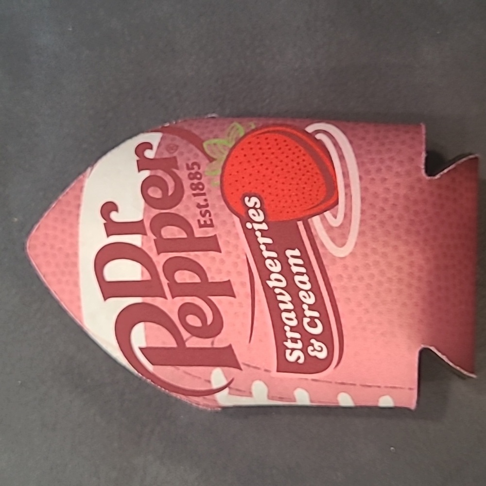 Dr. Pepper Strawberries & Cream Koozie